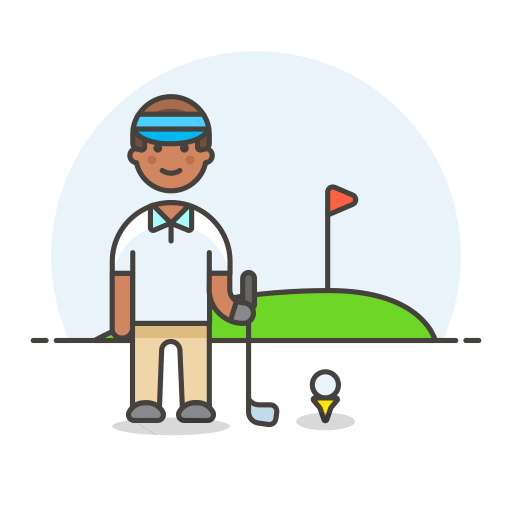 Golfer-male icon