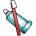 Toothpaste-Toothbrush icon