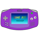 Gameboy Advance purple icon