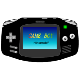 Gameboy Advance black icon