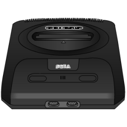 Sega Genesis black icon