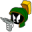 Marvin-Martian-Angry-with-gun icon