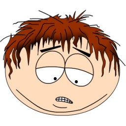 Cartman exhausted head icon