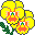 Garden Pansy Yellow icon