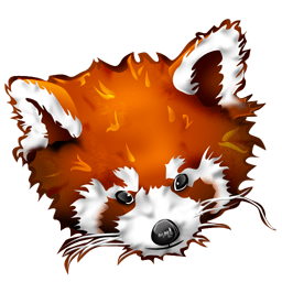 Firefox panda red icon
