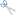 Ciseaux bleu icon