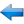 Fleche gauche bleue icon