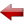 Fleche gauche rouge icon