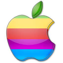 Apple multicolor icon