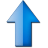 Fleche-haut-bleue icon