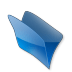 Dossier-bleu icon