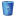 Bin-blue-full icon