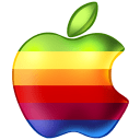 Apple Rainbow icon
