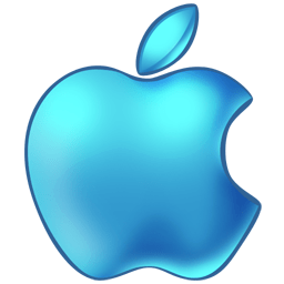 Apple Blue Icon | Operating Systems Iconset | Tatice