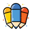 Colorful-pencil icon