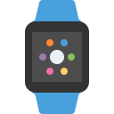 Apple watch blue icon