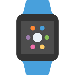 Apple watch blue icon