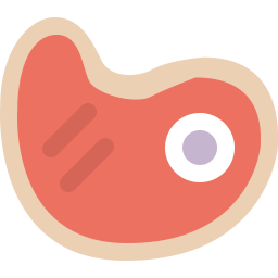 Meat Icon Flat Free Sample Iconset Squid Ink
