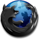 Black Firefox icon