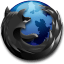 Black Firefox icon