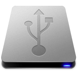 Usb Hd Drive Icon Slick Drives Iconset Thvg