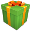 Christmas Gift green icon