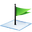 Windows-7-flag-green icon