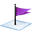 Windows-7-flag-purple icon