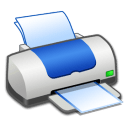 Hardware-Printer-Blue icon