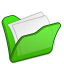 Folder green mydocuments icon