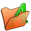 Folder-orange-font1 icon