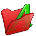 Folder-red-font1 icon