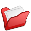 Folder red mydocuments icon