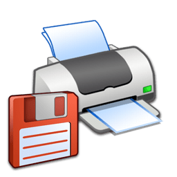 Hardware Printer Floppy icon