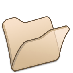 Folder beige icon