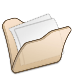 Folder beige mydocuments icon