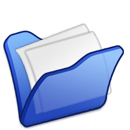 Folder blue mydocuments icon