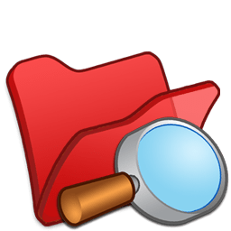 Folder red explorer icon