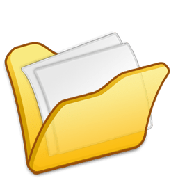 Folder yellow mydocuments icon