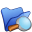Folder blue explorer icon