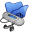 Folder-blue-mymusic icon