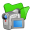 Folder-green-videos icon