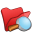 Folder-red-explorer icon