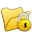 Folder yellow locked icon