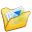 Folder-yellow-mypictures icon