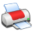 Hardware Printer Red icon