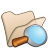 Folder beige explorer icon