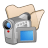 Folder-beige-videos icon