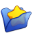 Folder-blue-favourite icon