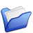 Folder-blue-mydocuments icon